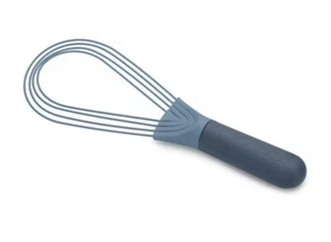 Joseph Joseph New Twist 2in1 Sky Blue Balloon & Flat Whisk - Picture 1 of 7