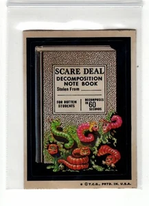 1974 TOPPS WACKY PACKAGES -SCARE DEAL NOTE BOOK- SERIES 6 - Picture 1 of 1