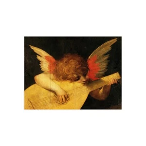 Stampa su Tela su Carta Poster o Quadro Rosso Fiorentino Angelo musicante (detai - Picture 1 of 2