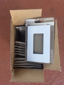 Placa de pared Lutron CW-1-WH Single Gang Claro blanca obtienes 12 de ellas - Imagen 1 de 3