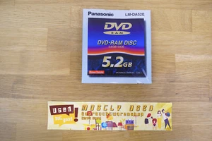 PANASONIC 5.2GB DVD-RAM Cartridge Disk LM-DA52E - 1 Stück / Piece - NOS | SEALED - Photo 1/4