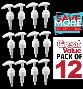 Universal Shampoo Conditioner Dispensing Pumps for Bottle 1 L/33.8 oz Pack of 12 - Picture 1 of 7