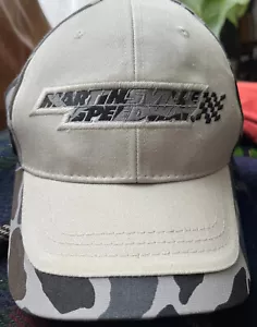 Martinsville Speedway Adjustable Hat Camo Cap NASCAR Race Track Cotton ISC - Picture 1 of 6
