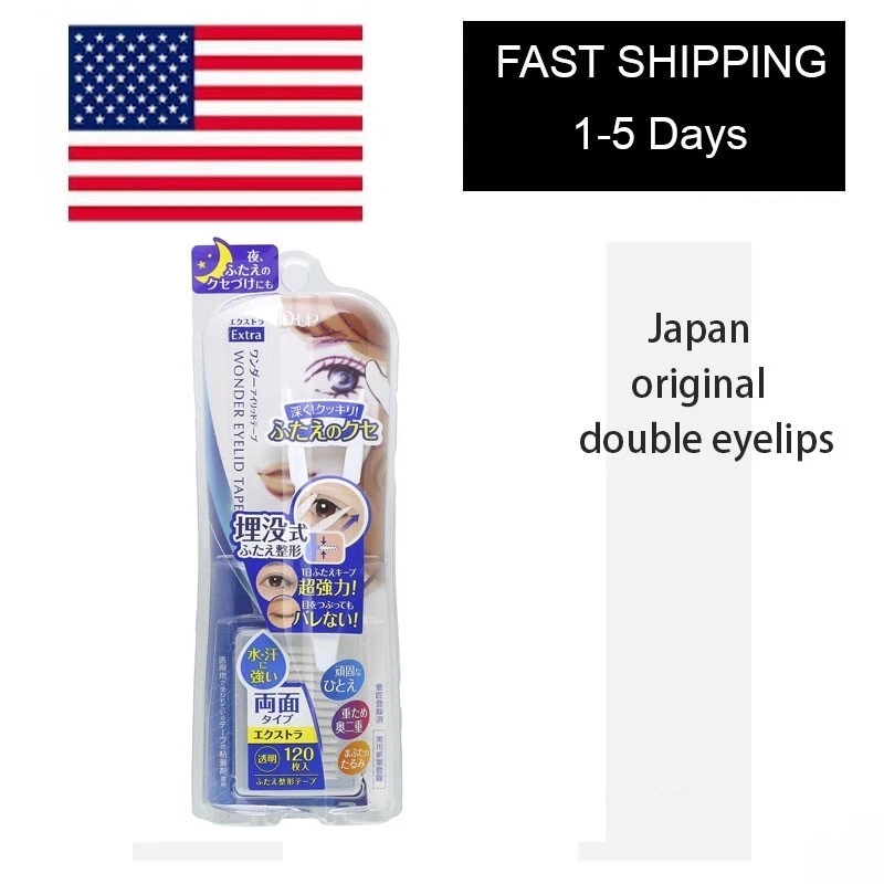 Cinta para párpados Japón DUP Extra Wonder, extra, 120 cintas sujeción transparente extra fuerte Foto 1 de 1