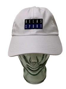 HELAS SPORT CAP - NEW Skateboard White Front Logo Adjustable 6 Panel - One Size - Picture 1 of 8