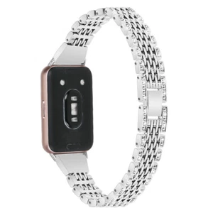 Luxury Crystals Diamond Metal Wristband Strap For Samsung Galaxy Fit 3 SM-R390 - Picture 1 of 37