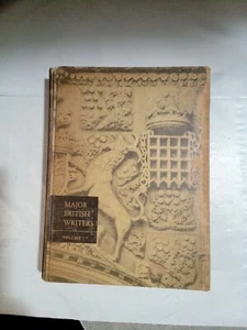 Major British Writers  Volume 1 Hardcover, 1954 *VERY GOOD* - Picture 1 of 12