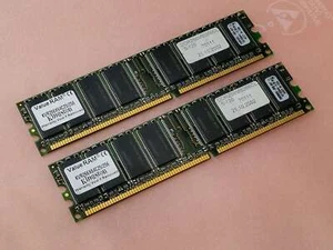 Kingston 512 MB (2x 256 MB) KVR266X64C25/256 PC-266 266 MHz DDR SDRAM DIMM 2.5V - Bild 1 von 4