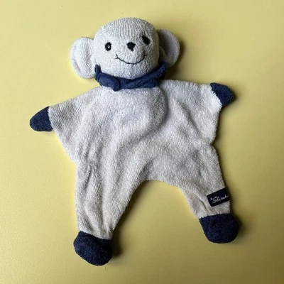 Sterntaler Schnuffeltuch Klein Maus weiß Frottee Alt 90er Schmusetuch Rassel - Bild 1 von 3