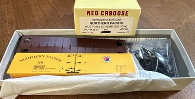 Red Caboose HO Kit RC4435-5 Refrigerator Car Northern Pacific Post-‘42 90260 NY - Image 1 of 4