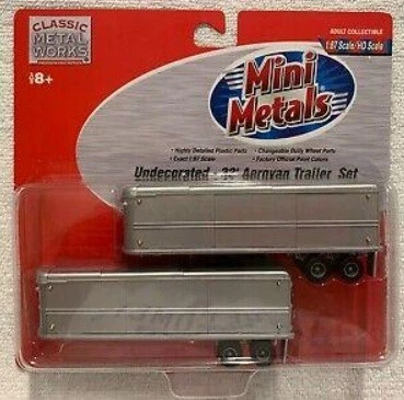 Classic Metal Works 31107 HO Mini Metals Undecorated 32'' Aerovan (Pack of 2) - Image 1 of 2