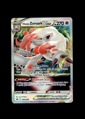 SWSH: Sword & Shield Promo Cards #SWSH298 Hisuian Zoroark VSTAR - Image 1 of 2
