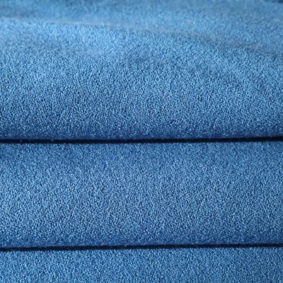 Vtg MCM Gabriel New Zealand Wool Upholstery Fabric "Gaja C2C" Royal Blue 4.9 yds - Image 1 of 4