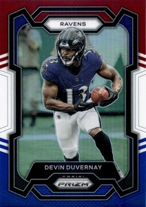 2023 Panini Prizm - Devin Duvernay #23 Red White & Blue Prizm  - Picture 1 of 2