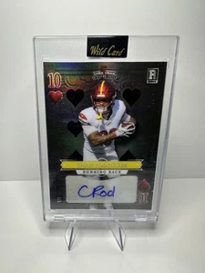 2023 Wild Card CHRIS RODRIGUEZ Auto 1/1 “10 Of Hearts” 5 Card Draw. Commanders. - Picture 1 of 3