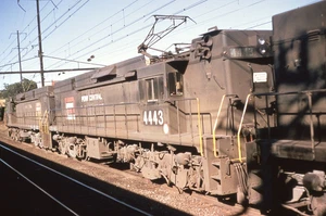 Penn Central E44 electric # 4443 @ Newark, NJ 6/10/1972 - Picture 1 of 1