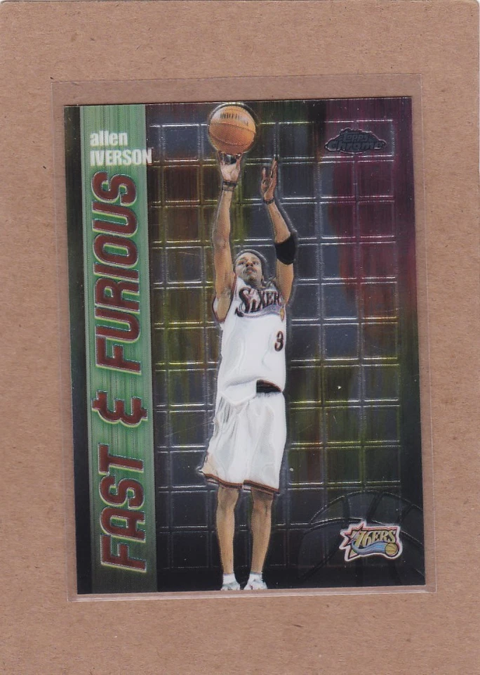 2001-02 TOPPS CHROME FAST & FURIOUS ALLEN IVERSON #FF02 NMMT OR BETTER *A39720 - Image 1 of 1