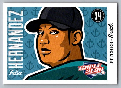 2012 Panini Triple Play #74 Felix Hernandez - Image 1 of 2