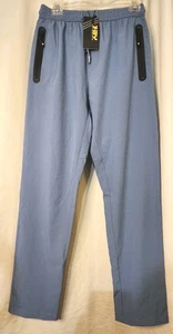 Trr OUTDOOR SPORTS leichte Athleisure Reise Hose Gr. L Dusty Blue Stretch Neu mit Etikett - Bild 1 von 9