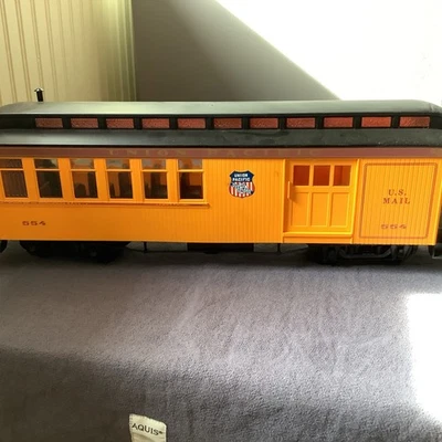 Bachmann Big Haulers Union Pacific 554 US Mail Combine Car (#97101) - G Scale - Image 1 of 4