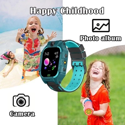 4G Kids Smart Watch GPS SOS Call Camera Waterproof Child Tracker SIM Android iOS - Image 1 of 4