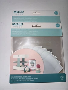 2 Pkg We R Memory Halter Form Presse Klar Kunststoff Platten, 12 Gesamt 6,75 x 6,75" - Bild 1 von 4
