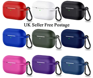 Funda para Apple Airpods Pro silicona a prueba de golpes piel delgada linda cubierta Reino Unido - Imagen 1 de 53