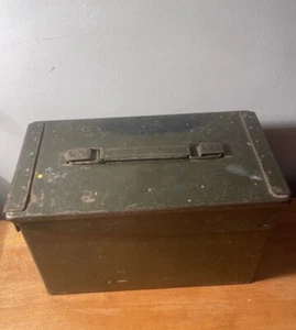 US Military Ammo Box Vietnam Era Green Vintage - Picture 1 of 8