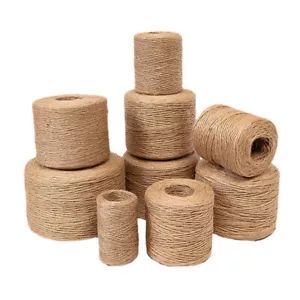 1m-400m 3-Lagig Natur Braun Weich Jute Garn Sisal Schnur Rustikal Kordel Shabby - Bild 1 von 21