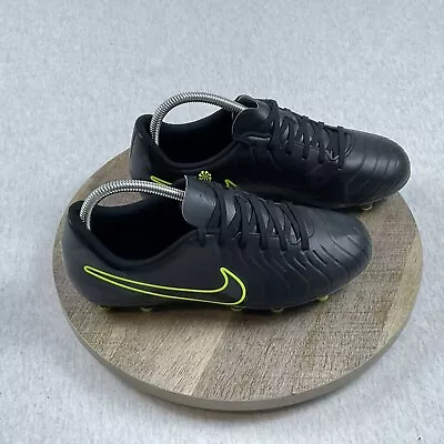 Botines de fútbol Nike Tiempo jóvenes niños 6 años parte superior baja DV4352-001 deportes clásicos negros Foto 1 de 4