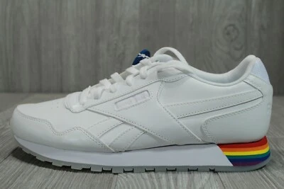 60 Reebok Mens Classic Harman Run Shoes Gay Pride Edition Rainbow Love SZ 8 - 13 - Photo 1/4