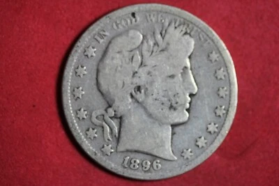 Estate Find 1896 O- Barber Half Dollar!!  #K40437 - Image 1 of 2
