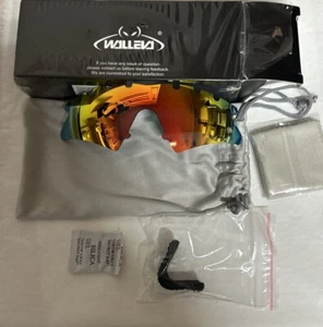WL Polarized Fire Red Vented Replacement Lenses for Oakley M Frame Sweep Vented - Picture 1 of 6
