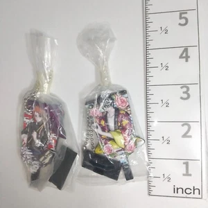 A76257 Gintama HAGOITA (Battledore) Maskottchen Schlüsselanhänger Shinsuke Takasugi + Kamui - Bild 1 von 4