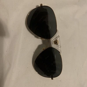VERSACE VE2150Q 1341/87 LIMITED EDITION WHITE AVIATOR AUTHENTIC ITALY MOD.2150Q  - Picture 1 of 7