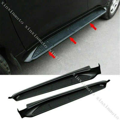 Black Running Board For Toyota Land Cruiser LC200 2008-2021 Side Step Bars Pedal - Image 1 of 4