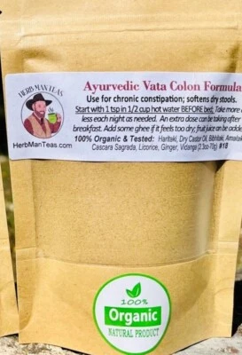 HERB MAN TEAS Colon Formula for chronic dry constipation (vata)