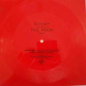 Erasure - Welcome To The Neon On Tour - 7" Red Flexi-disc - Mute FSTUMM455 - Bild 1 von 1