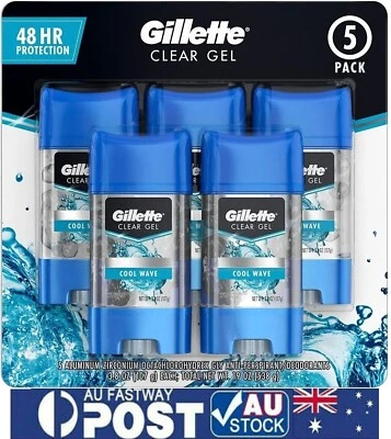 Gillette Endurance Anti-Perspirant Deodorant Clear Gel Cool Wave 1/3/5 pcs SYD - image 1 of 4