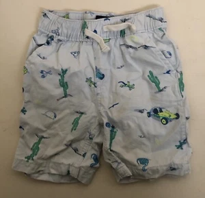 The Children’s Place Boy’s Baja Cactus Lizard Snake Shorts Size 3 T Fast Ship - Picture 1 of 3