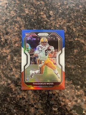 THADDEUS MOSS 2020 PRIZM RED WHITE & BLUE RC #386 - WASHINGTON - Image 1 of 2