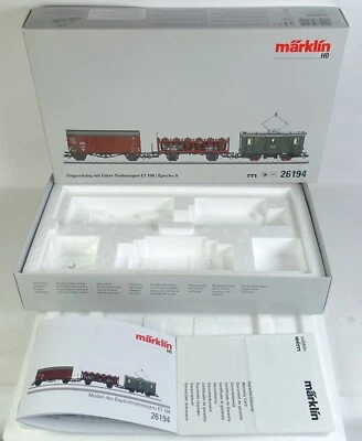Märklin 26194 LEERKARTON Zugpackung E-Lok BR ET 194 Spur H0 OVP Leerverpackung - Bild 1 von 4