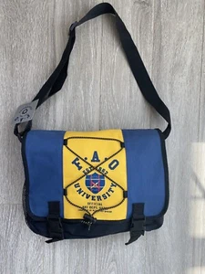NWT FAO Schwarz Vintage University Messenger Bag Novelty Art Preschool Kids - Picture 1 of 6