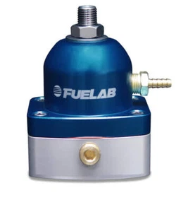 Fuelab 515 EFI Adjustable FPR 25-90 PSI (2) -6AN In (1) -6AN Return - Blue [5150 - Picture 1 of 4