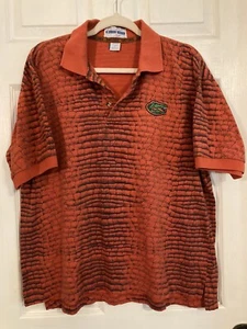 Vintage Florida Gators College Classics Scales Polo Orange Size M Embroidered - Picture 1 of 8