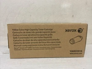 Cartucho de tóner de alta capacidad extra amarillo genuino Xerox 106R04918 VersaLink C600 - Imagen 1 de 6