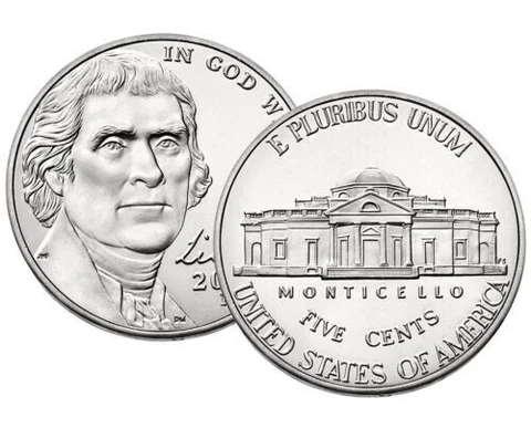 2009  P&D  Jefferson Nickel-BU Set 2 Uncirculated Jefferson Nickels - From Mint Cover