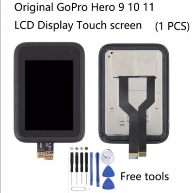 Pantalla LCD y digitalizador GoPro Hero11 Hero10 Hero9 original montaje completo reparación Foto 1 de 4