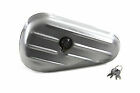 Oval Right Side Raw Tool Box for Harley Davidson by V-Twin