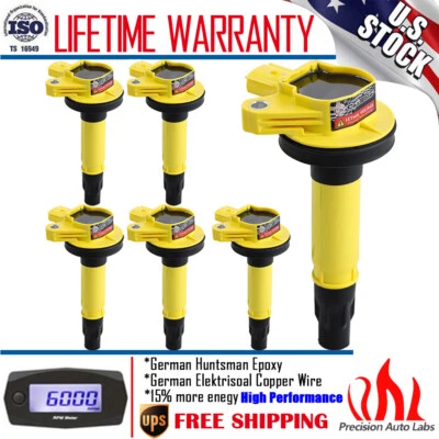 Комплект из 6 катушек зажигания для Ford Lincoln MKS MKX Mazda CX-9 Sable 3,7 л 3,5 л UF553 - Изображение 1 из 4